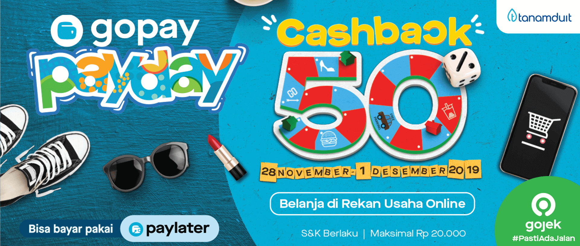 Promo “Pay Day tanamduit x GoPay”